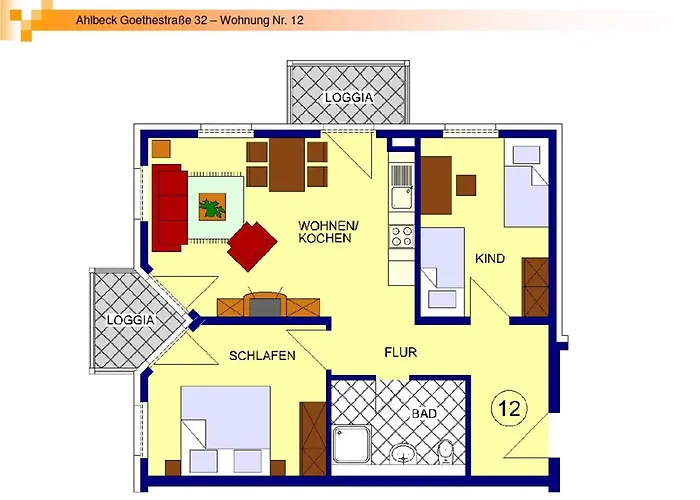 Appartementhaus Linquenda 12 * Heringsdorf (Usedom)